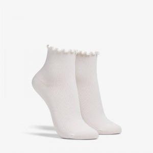 Clarks 2 Pack Rosewelt Crew Sock Białe | CLKS-84636