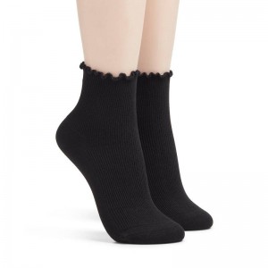 Clarks 2 Pack Rosewelt Crew Sock Czarne Czarne | CLKS-84640