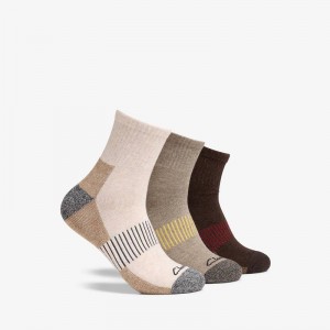 Clarks 3 Pack Ankle Sport Sock Brązowe | CLKS-84195