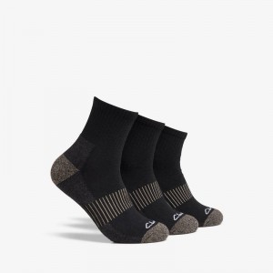 Clarks 3 Pack Ankle Sport Sock Czarne | CLKS-84194