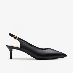 Clarks Adela Sling Czarne | CLKS-85050