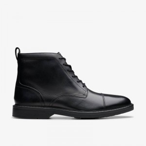 Clarks Aldwin Cap Czarne | CLKS-84448