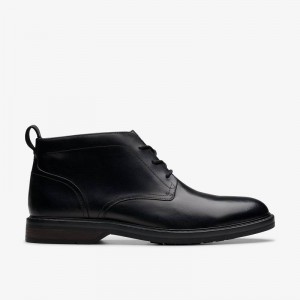 Clarks Aldwin Chukka Czarne | CLKS-84436