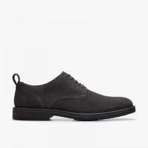 Clarks Aldwin Lace Ciemny Szare | CLKS-84359