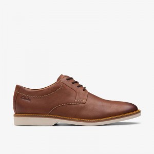 Clarks Atticus LT Lace Ciemny Brązowe | CLKS-84322