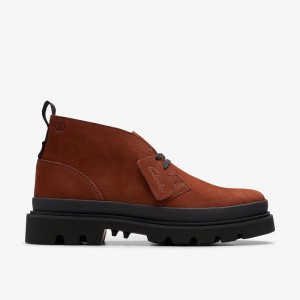 Clarks Badell Desert Boot Brązowe | CLKS-84574