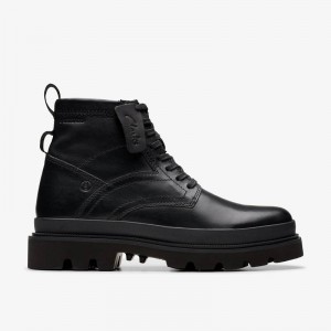 Clarks Badell Hi Waterproof Czarne | CLKS-84572