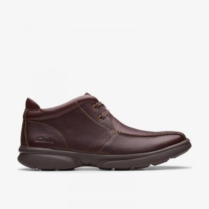 Clarks Bradley Up Ciemny Brązowe | CLKS-84588