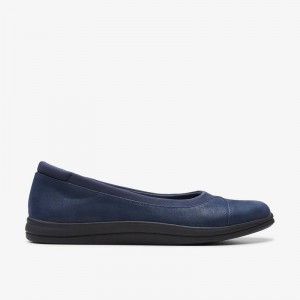 Clarks Breeze Ayla Granatowe | CLKS-84804