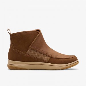 Clarks Breeze Cora Brązowe | CLKS-85465