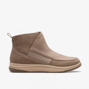 Clarks Breeze Cora Ciemny Szare Brązowe | CLKS-85466