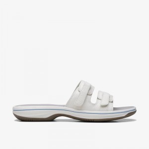 Clarks Breeze Piper Białe | CLKS-84924
