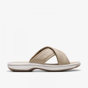 Clarks Breeze Sara Szare Brązowe | CLKS-84907
