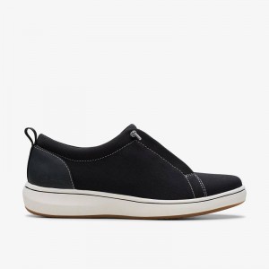 Clarks Breeze Sky Lace Czarne | CLKS-85181