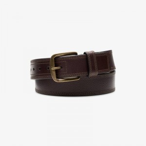 Clarks Casual Belt Brązowe | CLKS-84199
