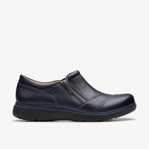 Clarks Certina Pure Granatowe | CLKS-84766