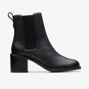 Clarks Chamberly Top Czarne | CLKS-85481