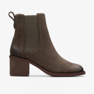 Clarks Chamberly Top Szare | CLKS-85484