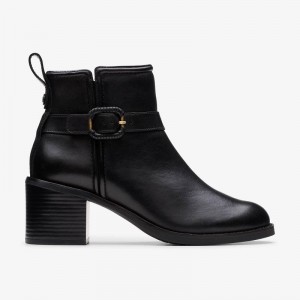 Clarks Chamberly Trim Czarne | CLKS-85511