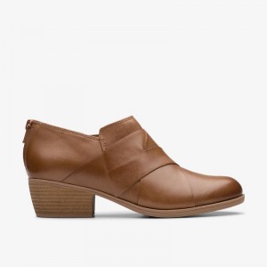 Clarks Charlten Gema Ciemny Brązowe | CLKS-85591