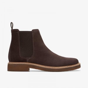 Clarks Clarkdale Easy Ciemny Brązowe | CLKS-84415