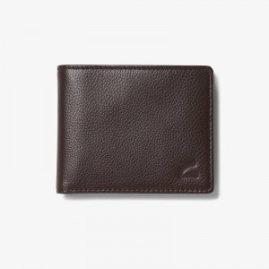 Clarks Classic Pebble Slimfold Wallet Brązowe | CLKS-84166