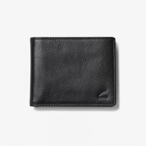Clarks Classic Pebble Slimfold Wallet Czarne | CLKS-84167