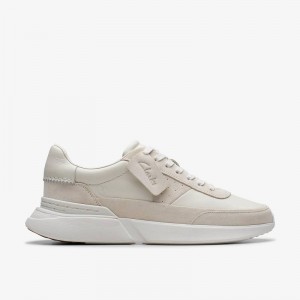 Clarks Craft Pace Białe | CLKS-84234