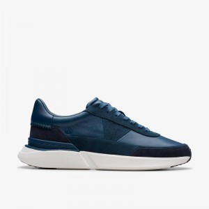 Clarks Craft Pace Granatowe | CLKS-84235