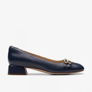 Clarks Daiss 30 Court Granatowe | CLKS-85215
