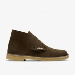 Clarks Desert Boot Ciemny Khaki | CLKS-84467