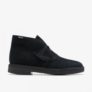 Clarks Desert Boot Gore-Tex Czarne | CLKS-84611