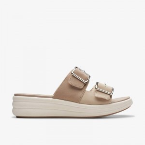 Clarks Drift Buckle Brązowe | CLKS-84737