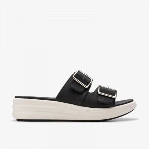 Clarks Drift Buckle Czarne | CLKS-84700