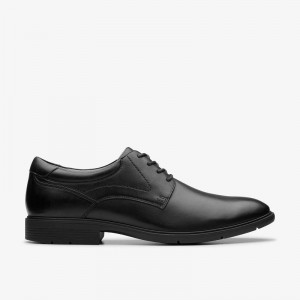 Clarks Eldredge Plain Czarne | CLKS-84385
