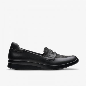 Clarks Ellowyn Penny Czarne | CLKS-84775