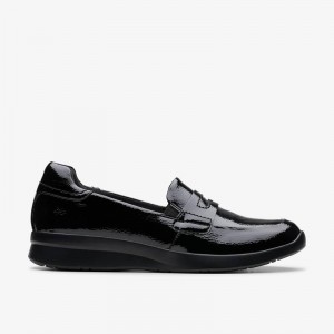 Clarks Ellowyn Penny Czarne | CLKS-84986
