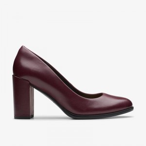 Clarks Freva85 Court Bordowe | CLKS-85013
