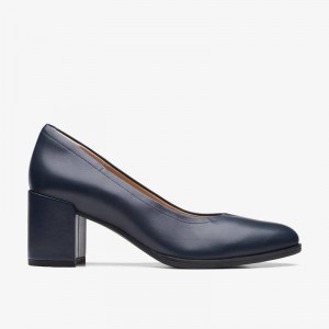 Clarks Freva 55 Court Granatowe | CLKS-85002