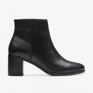Clarks Freva 55 Zip Czarne | CLKS-85570