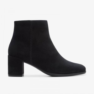 Clarks Freva 55 Zip Czarne | CLKS-85571
