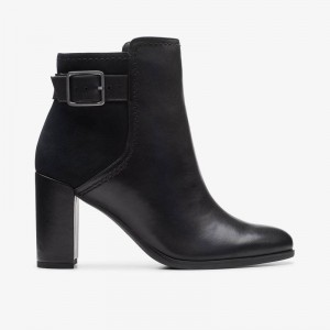 Clarks Freva 85 Buckle Czarne | CLKS-85502