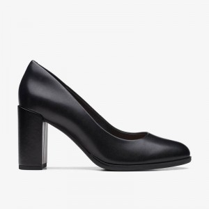 Clarks Freva 85 Court Czarne | CLKS-85012