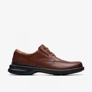 Clarks Gessler Lace Ciemny Brązowe | CLKS-84351
