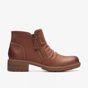 Clarks Hearth Dove Brązowe | CLKS-85524