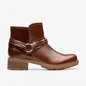 Clarks Hearth Kaylie Brązowe | CLKS-85588