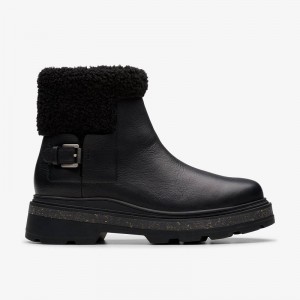 Clarks Hencroft Madi Waterproof Czarne | CLKS-85508