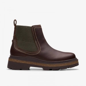 Clarks Hencroft Step Waterproof Brązowe | CLKS-85514