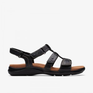 Clarks Kitly Step Czarne Czarne | CLKS-84944
