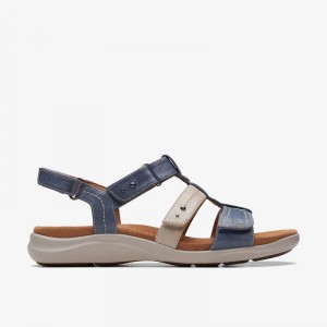 Clarks Kitly Step Niebieskie | CLKS-84945
